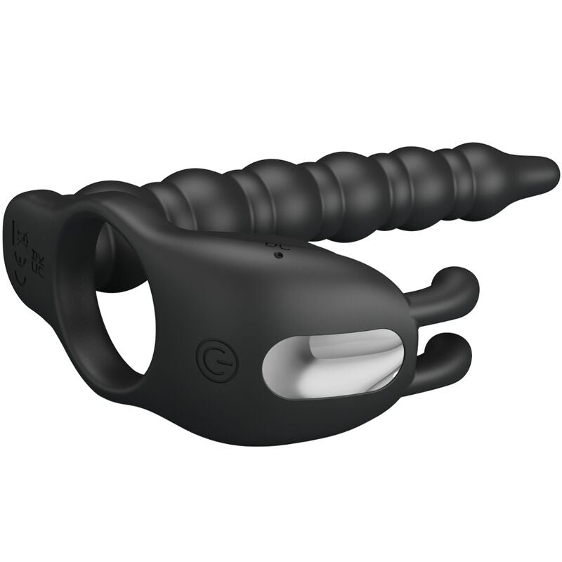 Pretty Love - Blackney Penisringe mit Vibrator-Plug