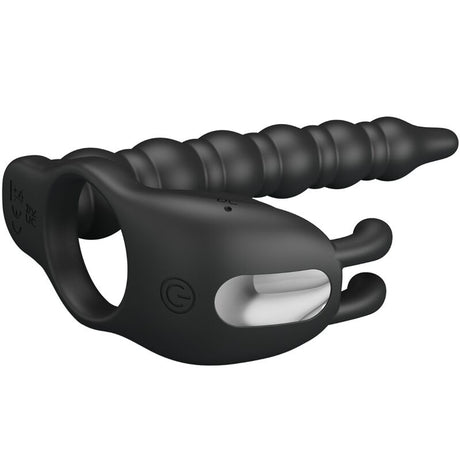 Pretty Love - Blackney Penisringe mit Vibrator-Plug