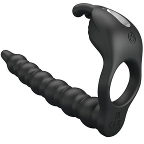 Pretty Love - Blackney Penisringe mit Vibrator-Plug