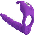 Analplug Pretty Love Blackney mit Penisring Lila