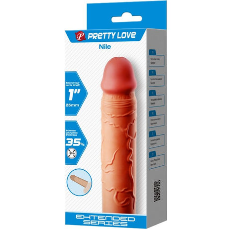 Penishülle Nile Penis Extender Cover Fleisch Hautfarbe 2,5 cm.5