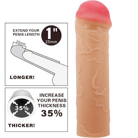 Penishülle Nile Penis Extender Cover Fleisch Hautfarbe 2,5 cm.4