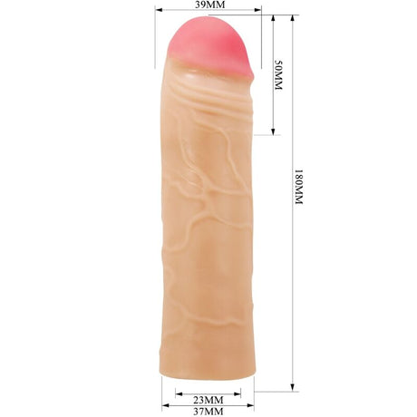 Penishülle Chane Penis Extender Cover Fleisch Hautfarbe 35 cm.3
