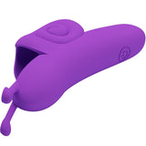 Pretty Love - Snail Leistungsstarker Lila Fingerstimulator