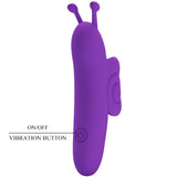 Pretty Love - Snail Leistungsstarker Lila Fingerstimulator