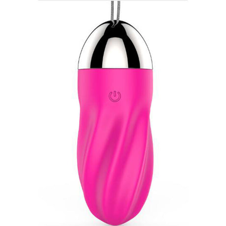 Sextoy Sweety Spiral Vibrierendes Ei mit Fernbedienung Rosa.1
