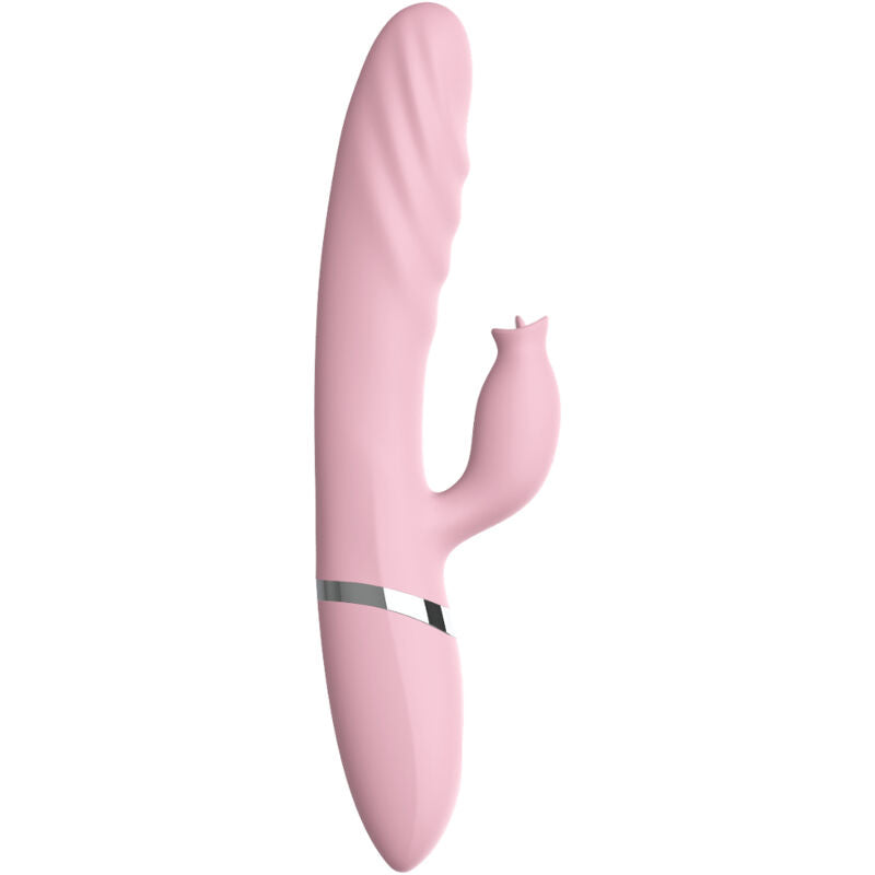 Armony - Vibrator & Stoßung mit Rosa Wrmeeffekt-Zunge