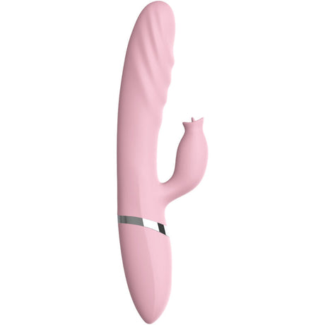 Armony - Vibrator & Stoßung mit Rosa Wrmeeffekt-Zunge
