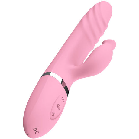 Armony - Vibrator & Stoßung mit Rosa Wrmeeffekt-Zunge