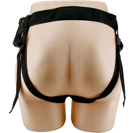 Strap-on Starks Harness Slip Multi-Speed Vibration Hellbraun 17,5 cm.2