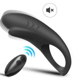 Armony - Shark Vibratorring für Paare Fernbedienung Schwarz