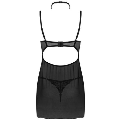 Livco Corsetti Fashion - Binella Set Babydoll + Tanga Schwarz