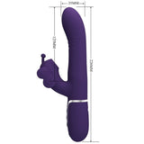 Pretty Love - Multifunktions-Kaninchenvibrator 4 in 1 Schmetterling Lila