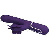 Pretty Love - Multifunktions-Kaninchenvibrator 4 in 1 Schmetterling Lila