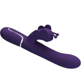 Pretty Love - Multifunktions-Kaninchenvibrator 4 in 1 Schmetterling Lila
