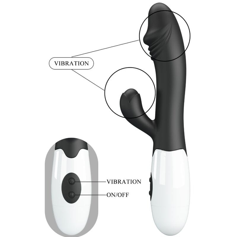 Pretty Love - Snappy g-Spot Vibrator Schwarz
