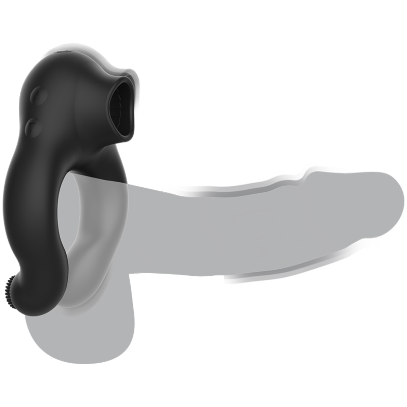 Armony - Silikon-Vibratorring 3 Motoren Wiederaufladbar Schwarz - Gold