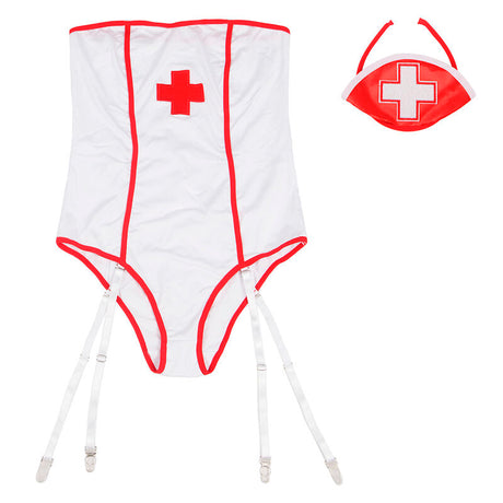 Subblime - Sexy Krankenschwesterkostüm mit Teddy S/M