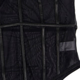 Subblime - Schwarzer Body mit Ketten-Hosentrgern S/M