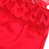 Subblime - Satin-Babydoll mit Spitze Rot S/M