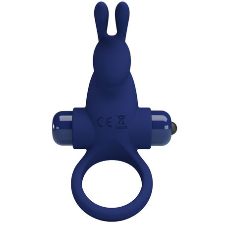Penisring Jiro Kaninchenring mit Vibration Blau.1