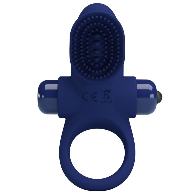 Pretty Love - Palle Ring mit Vibration Blau