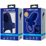 Pretty Love - Palle Ring mit Vibration Blau