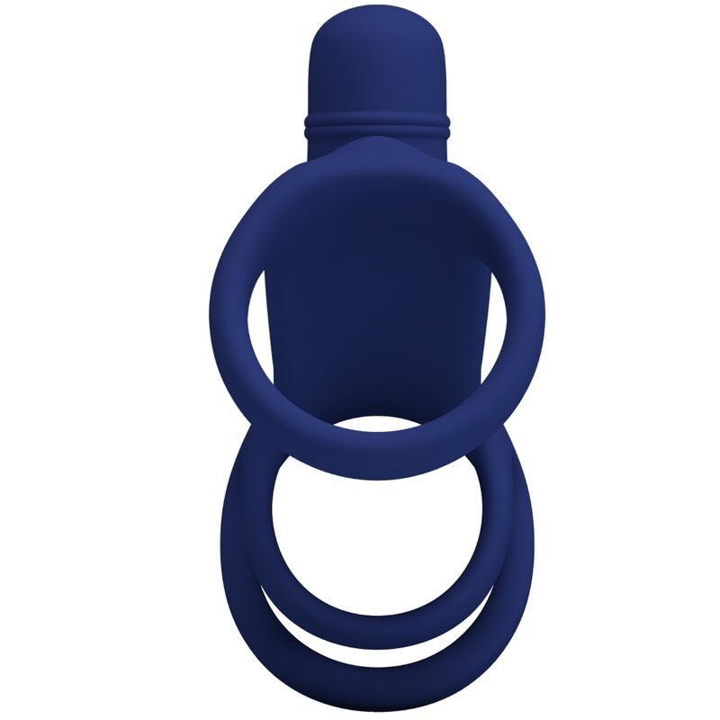 Pretty Love - Elish Vibrationsring mit Verlngerung Blau
