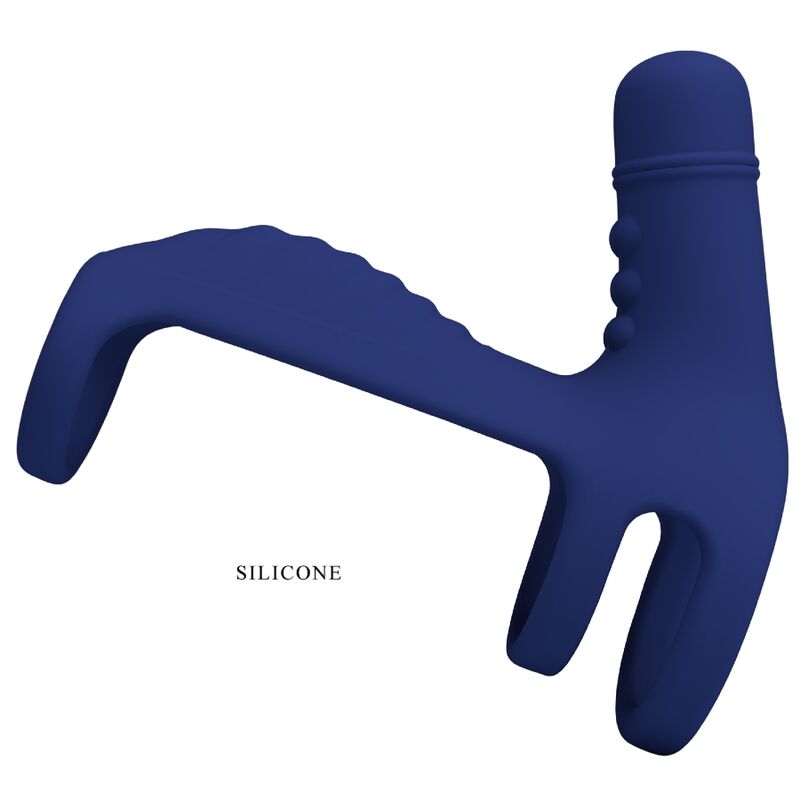 Pretty Love - Elish Vibrationsring mit Verlngerung Blau