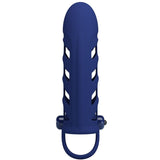 Pretty Love - Altaf Vibratorring mit Silikonhülle Blau