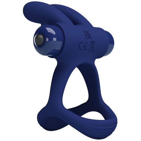 Pretty Love - Francisco Doppelter Vibrationsring Kaninchen Blau