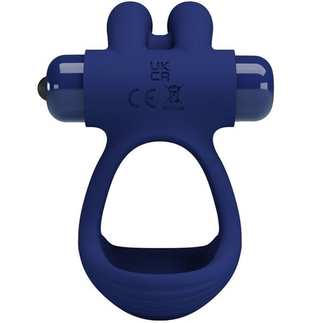 Pretty Love - Francisco Doppelter Vibrationsring Kaninchen Blau