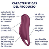 Satisfyer - Pocket Pro 1 Klitoris-Stimulator Granat