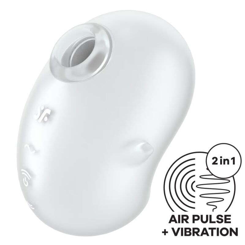 Satisfyer - Cutie Ghost Auflegevibrator Weiss