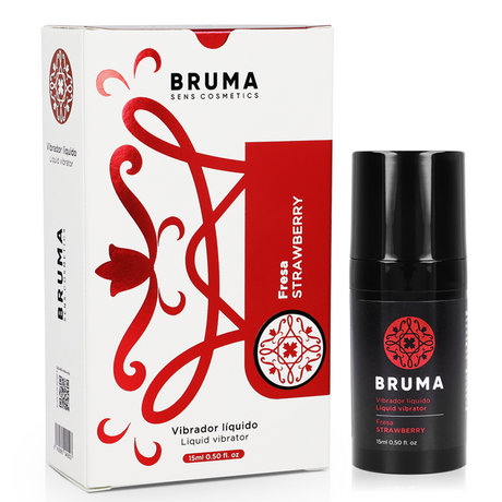Bruma - Flüssiger Vibrator Ultra Gleitend Erdbeere 15 ml