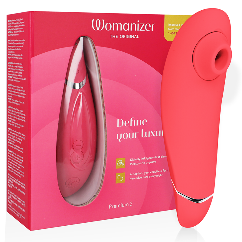 Womanizer - Premium 2 Klitoralstimulator Himbeere