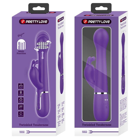 Pretty Love - Dejon Rabbit Vibrator 3 in 1 Multifunktions-Lila