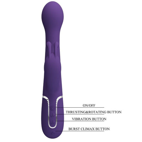Pretty Love - Dejon Rabbit Vibrator 3 in 1 Multifunktions-Lila