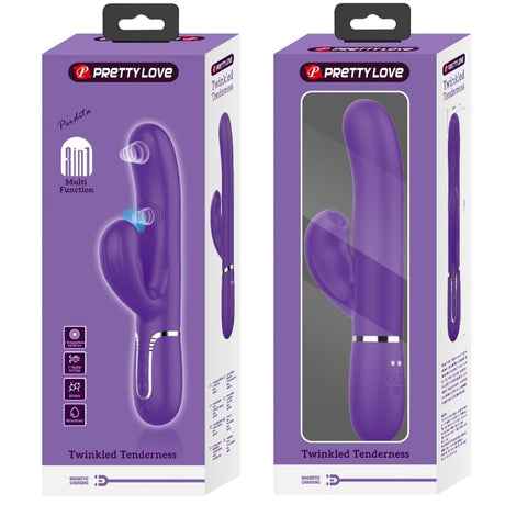 Pretty Love - Perlita g-Spot Vibrator 3 in 1 Multifunktions-Lila