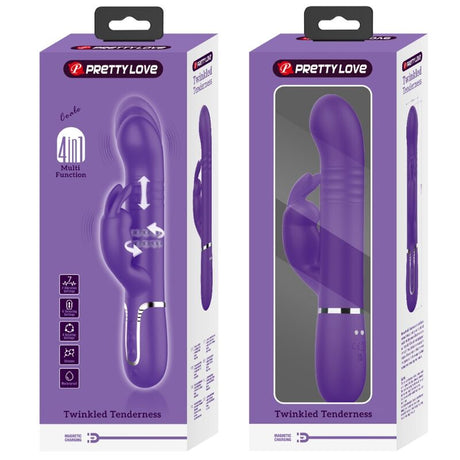 Pretty Love - Coale Rabbit Vibrator 4 in 1 Lila