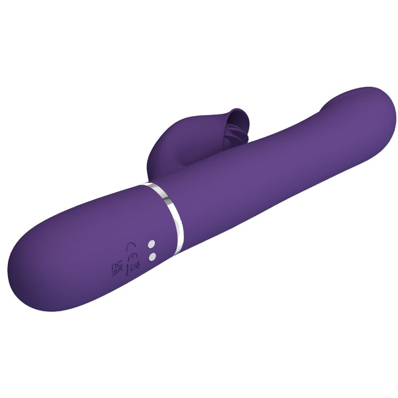 Pretty Love - Zalin Rabbit Vibrator Perlen 4 in 1 Lila