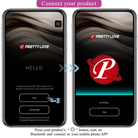 Pretty Love - Hector Elektroschock-Vibrator Kostenlose App Violett