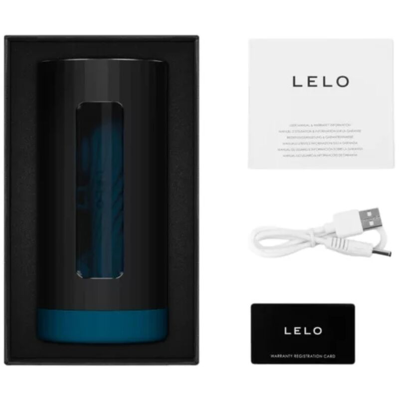 Lelo - F1s V3 Männlicher Masturbator, Blaugrün, XL