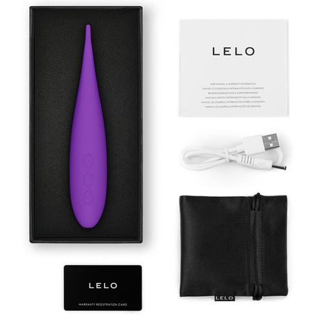 Auflegevibrator Dot Travel Klitoris-Stimulator Lila.3