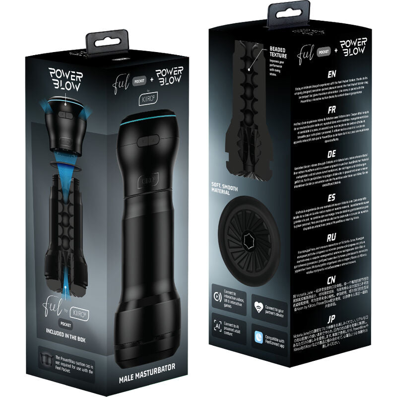 Kiiroo - Feel Pocket-Masturbator für Männer + Power-Blow