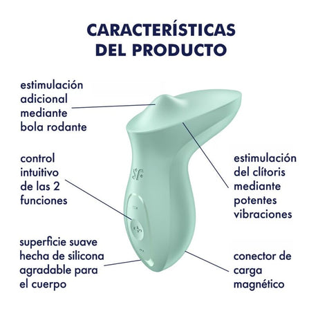 Satisfyer - Exciterrr Vibrator Auflegender Klitoris Mint