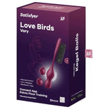 Satisfyer - Love Birds Vary Vibrierende Kugeln Kostenlose App Weinrot