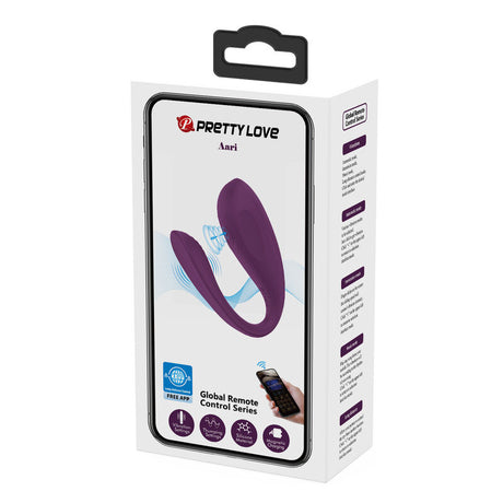Auflegevibrator Aari Lila Klitoris-Massagegerät Kostenlose App.6