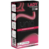 Uniq - Lady Condom Latexfreie Weibliche Kondome mit Strumpfgurt 3 Einheiten