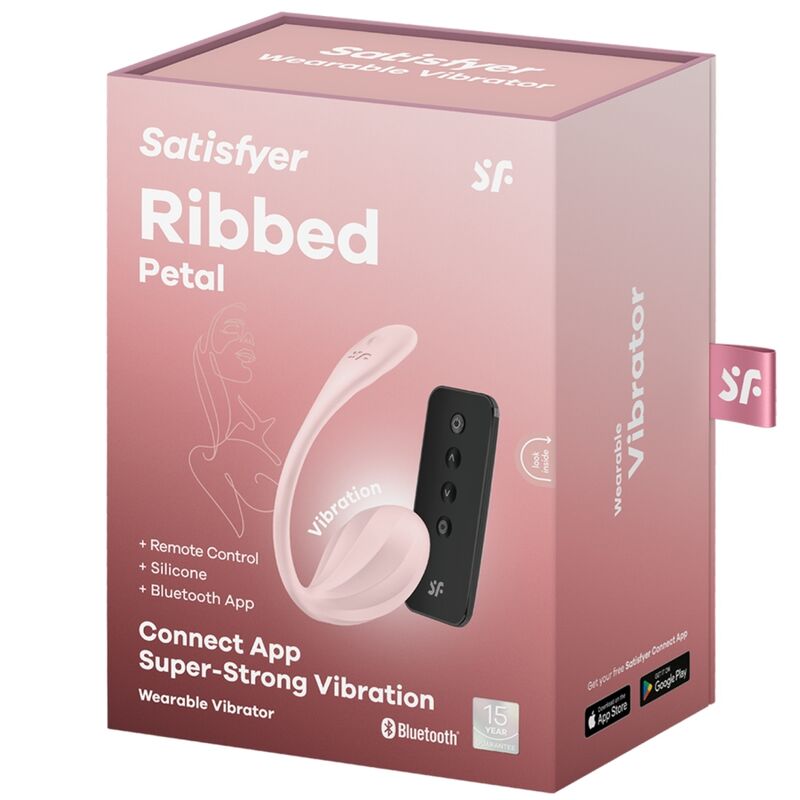 Satisfyer - Ribbed Petal g Point Fernbedienung Stimulator Rose Kostenlose App